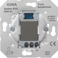 Gira Мех Электронный выключатель для л/н и электрон тр-ров (Tronic) 420W System 2000