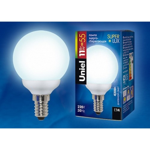 Uniel Лампа ESL-G55-11/4200/E14