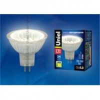 Uniel Лампа LED GU5.3 1,2W бел