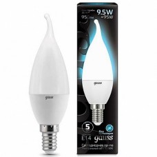 Gauss Лампа LED Candle tailed E14 9.5W 4100K 1/10/50
