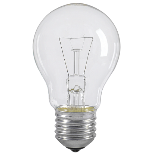 IEK Лампа накаливания A55 шар прозр. 95Вт E27