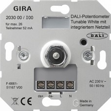 Gira Мех Потенциометр DALI Tunable White с интегрированным блоком питания
