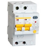 IEK Дифференциальный автоматический выключатель АД12М 2Р С32 30мА