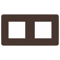 SE Unica Studio Шоколад/Антрацит Рамка 2-ная