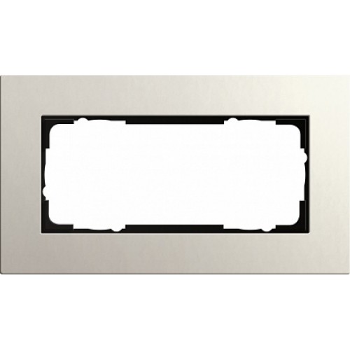 Gira ESP Lenoleum-Multiplex светло-серый Рамка 2-ая без перегородки