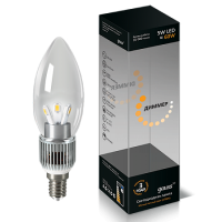 Gauss Лампа LED свеча для хрустальных люстр E14 5W 2700K DIMM