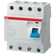 ABB F2AP-R Выкл.диф.тока 4мод.F204 A-100/0,03 AP-R