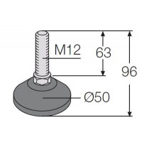ABB AM2 Ножки для выравнивания по высоте м12 (4шт)