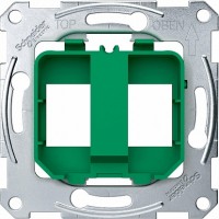 SE Merten SM Зеленые Платы опорные для модульного штепсельного разъема
