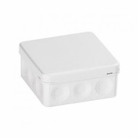 ABB Коробка разветвительная квадратная 86х86 мм, IP 65, белая