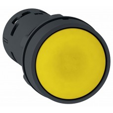 SE XB7 Кнопка 22мм желтая с возвратом 1НО