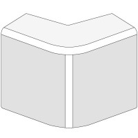 DKC AEM 40x17 Угол внешний белый (розница 4 шт в пакете, 10 пакетов в коробке)