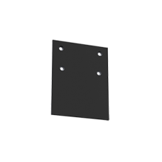 Varton T-Line Крышка торцевая RAL9005 черный матовый (c комплектом саморезов)