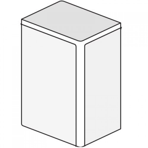 DKC LM 40x17 Заглушка белая (розница 4 шт в пакете, 20 пакетов в коробке)