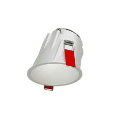 Varton Рамка для модульного светильника FLEX 50 06 круглая встраиваемая утопленная 95х80мм RAL9010 кососвет для освещения стен