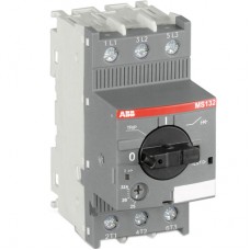 ABB MS132-0.16 100кА Автоматический выключатель с регул.тепл.защит.0.1A - 0.16А,класс тепл.расц.10