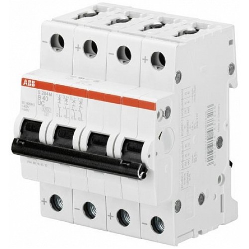 ABB S204M Автоматический выключатель 4P 4A (K) UC