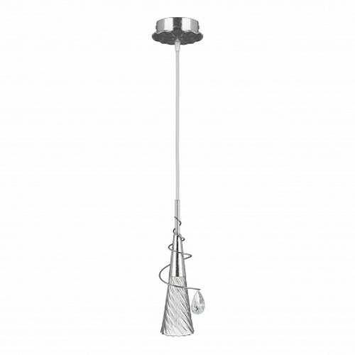Lightstar Aereo Серебро/Серебро/Прозрачный Подвесной светильник 711019 G9 1х40W IP20