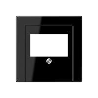 JUNG A 500 Черная Крышка для TAE-розетки, моно-/стерео аудио розетки
