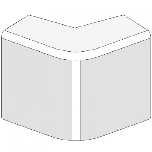 DKC AEM 15x17 Угол внешний белый (розница 4 шт в пакете, 20 пакетов в коробке)