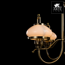 Arte Lamp Armstrong Бронза/Белая Люстра 60W E27