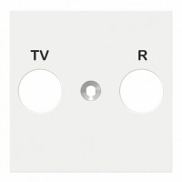 SE Unica New Бел Панель лицевая TV/FM розетки