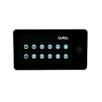 Zamel Домофон с монитором 7 LCD, черный
