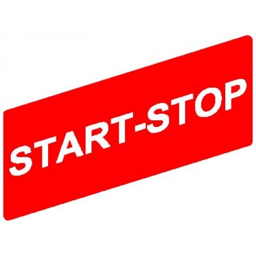 SE XB5 Маркировка "STOP-START"