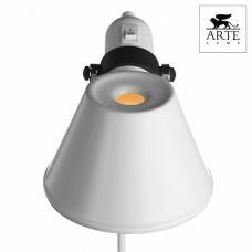 Arte Lamp Airone Белая Лампа настольная офисная 1x60W 1xE27