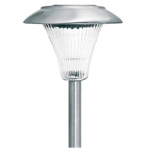 Navigator Светильник LED садовый столбик 1W сталь+пластик на солнечной батарее 125x390