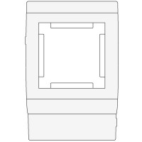 DKC In-Liner Рамка под 2М MOSAIC 45 PDA-45N 120 W0 (рамка и суппорт)