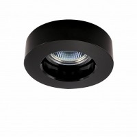Lightstar Black Черный/Черный/Черный Встраиваемый светильник 006117 GU5.3 1х50W IP20