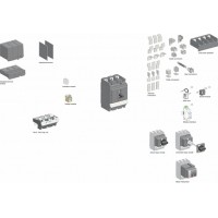 SE Compact NSX 4P Клемные заглушки для посл.соединения NSX100-250