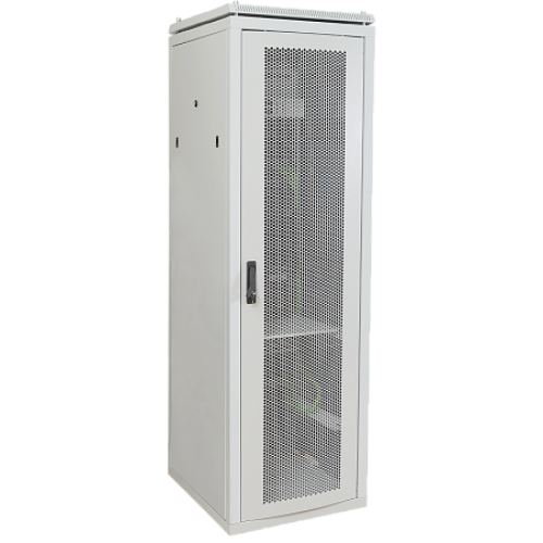 IEK ITK Шкаф сетевой 19" LINEA N 24U 600х600 мм перфорированная передняя дверь серый