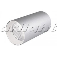 Arlight Светильник накладной SP-POLO-R85-1-15W Warm White 40deg (Silver, White Ring)