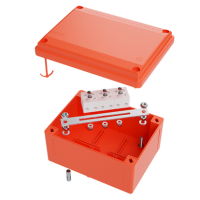 DKC Коробка пластиковая FS с гладкими стенками и клеммниками, IP56, 100х100х50 мм, 5р, 450V, 20A, 10 мм.кв