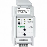 SE Merten KNX Актор 2-канальный 230V 10А возможность ручного управления DIN-рейка