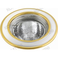 Comtech Corona Светильник галогеновый встраиваемый MR16 1x50W GU5.3 золото/никель/золото