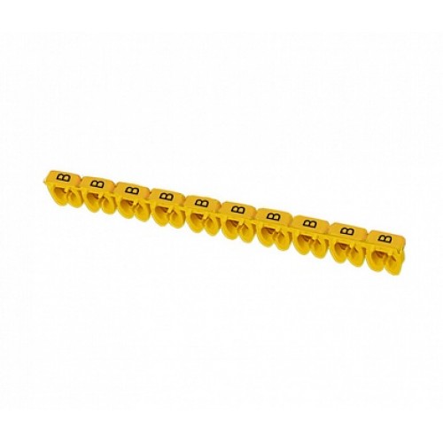 IEK Маркер МКН-"B" желтый 2,5 мм2 (1000шт/упак)