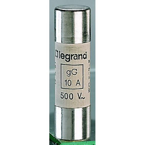 Legrand Промышленный цилиндрический предохранитель gG 14x51 10а 500В без бойка