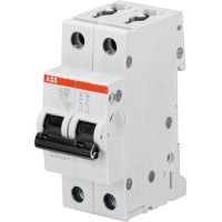ABB S202 Автоматический выключатель 2P 0.5A (D) 6kA