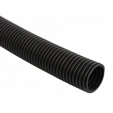 DKC Труба гибкая гофрированная ПНД легкая без протяжки D=50мм (15м), чёрная