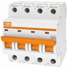 TDM Автоматический выключатель ВА47-29 4Р 63А 4,5кА х-ка С