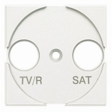 BT Axolute Белая Лицевая панель для розеток TV/FM + SAT