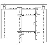 DKC Объединительные панели для секций шкафов DAE/CQE, 600мм, (упак=5шт.)