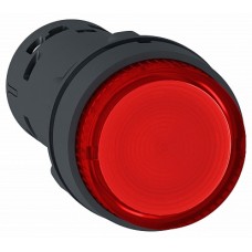 SE XB7 Кнопка 22мм до 250В красная с подсветкой
