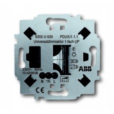ABB 6355 U-500 Светорегулятор универсальный ,1х 450Вт, FM