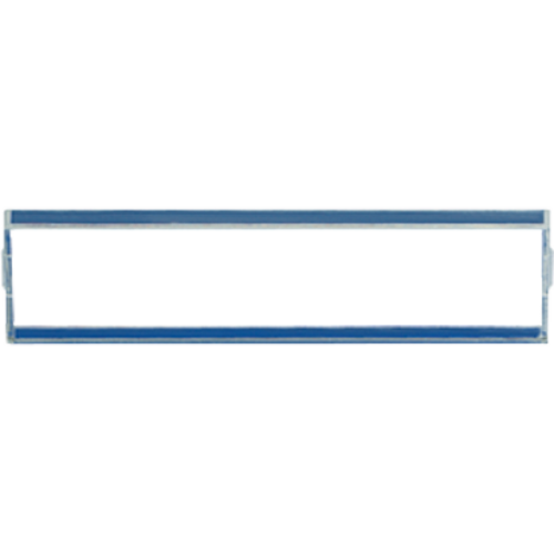 JUNG Мех Накладка из оргстекла для изделий с шильдиком, прозрачная, 17x54мм