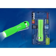 Uniel Стандарт «Simple Light - Debut» Зеленый Фонарь LED пластиковый корпус, 0,5 Watt