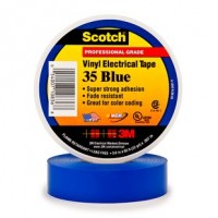 3M Scotch 35 Изоляционная лента высшего класса, 19мм х 20м, синяя